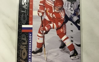 1995-96 Be A Player Autographs #S187 Sergei Krivokrasov