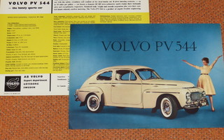 1959 Volvo PV 544 esite - KUIN UUSI