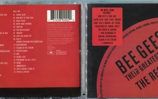 BEE GEES . 2 CD-LEVYÄ . THEIR GREATEST HITS THE RECORD