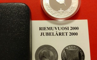 100 mk 2000 Riemuvuosi, PROOF, Harvinainen
