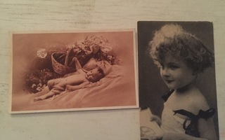 kortteja 1950 luvulta käyttämättömiä lapsi ja vauva aiheet
