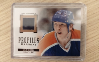 Jari Kurri 2015-16 UD Portfolio Hockey Profiles Material