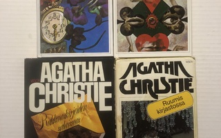 Agatha Christie 4kpl kovakantista samalla!