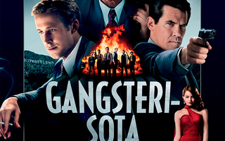 Elokuvajuliste: Gangsterisota (Ryan Gosling, Emma Stone)
