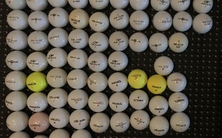 Golfpalloja, 67 kpl, käytettyjä