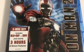 Iron Man 2 (Blu-ray + DVD elokuva)