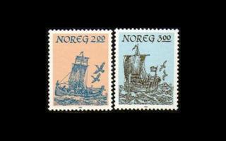 Norja 891-2 ** Pohjois-norjalaisia laivoja (1983)