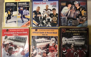 NHL Official Guide & Record Book. 6kpl.