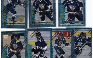 7 x Team FINLAND 1994-95 World Jr.  Finest Sarjasta