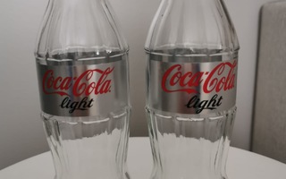 Coca-cola lasipullot, 2 kpl (0,25 l)