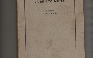 Ekman: Kenttätykistö ja sen toiminta, Otava 1925, nid., K3
