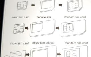 Nano SIM -kortti adapterisarja (3in1)