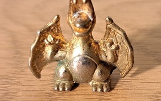 Pokemon metal collection charizard gold figure