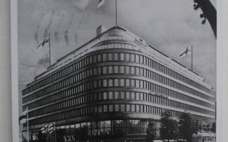 Helsinki, Hotelli Vaakuna, raitiovaunu, p. 1954 Ruotsiin