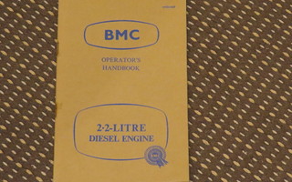1961 BMC 2.2 litre diesel käsikirja - KUIN UUSI