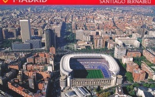 Stadion Santiago Bernabeu, Madrid, ilmakuva