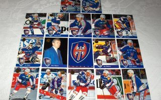 1994-1995 "Tappara" SM-liiga jääkiekkokortit 17 kpl