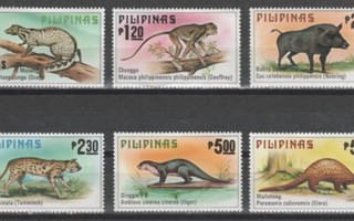 (S0859) PHILIPPINES, 1979 (Animals). Mi ## 1281-1286. MNH**