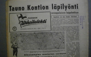 Suomen Urheilulehti Nro 75/1953 (28.2)