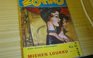 El Zorro no 85 12/1965 Miehen loukku