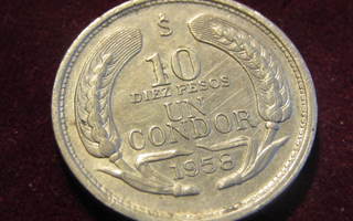 10 pesos 1958 Chile