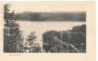 KATUMAJÄRVI- vanha Carte Postale - kulk. 1902