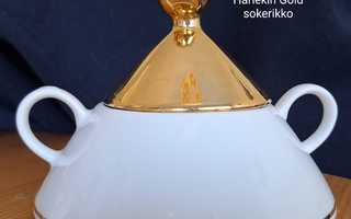 Arabia Harleqin gold sokerikko