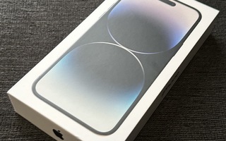Apple iPhone 14 Pro Max SpaceBlack 128Gb tyhjä myyntipakkaus