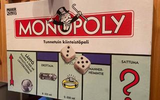 Markka-ajan Monopoly lautapeli