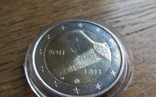 Hieno 2 euro Suomi kierrosta 2011 SUOMEN PANKKI