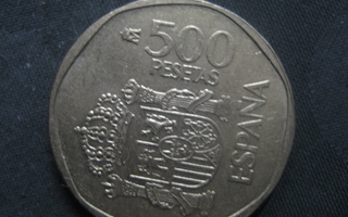 Espanja  500 pesetaa  1988  KM # 831  Alumiini pronssi