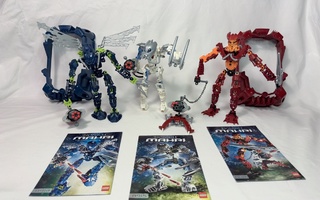 Lego Bionicle Toa Mahri 8911, 8914 & 8915