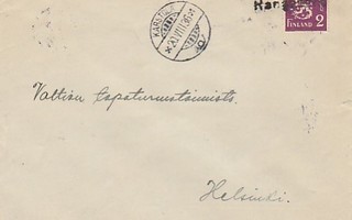1936, Kirje Karstula, rivileima Kangasaho