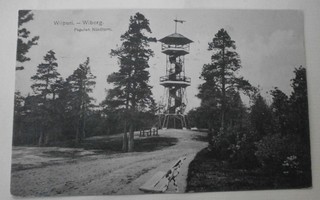 Viipuri, Papulan näkötorni, lähiympäristöä, penkki, p. 1916