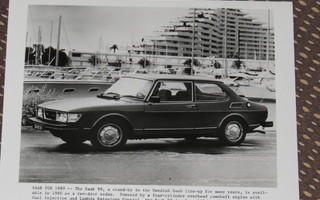 1980 Saab 99 pressikuva - KUIN UUSI - USA