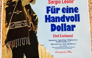 Hyvät pahat rumat juliste muutaman dollarin Clint Eastwood
