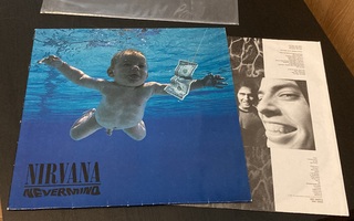 Nirvana Nevermind LP 1991 orginaali