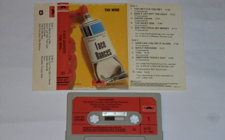 C-kasetti - The WHO - Face Dances - 1981 NOR mod EX+