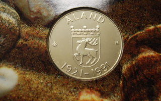 100 Markkaa 1991 Ahvenanmaan itsehallinto 70 vuotta