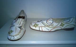 Red Shoe/Maripé luonnonvalk. kengät, kuviointi, nahkaa, k 42