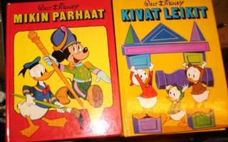 2 Kpl DISNEY KIRJAT vuodelta 1976  (Sis.postikulut)