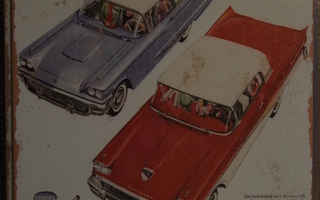 Peltikyltti Ford thunderbird 1958