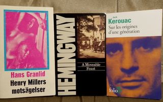 Hemingway /  Jack Kerouac / Henry Miller