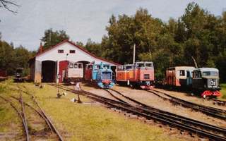 Veturi juna ratapiha Viron rautatiemuseo