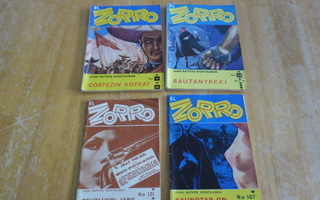 El Zorro-lehtiä 50-60 luvuilta ( 4 kpl)
