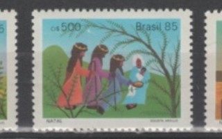 (S1754) BRAZIL, 1985 (Christmas). Mi ## 2155-2157. MNH**