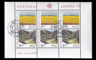 Portugali 1360-1BL20 o Europa maisemia (1977)