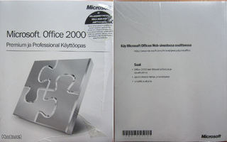 Microsoft Office 2000 Premium ja Professional Käyttöopas