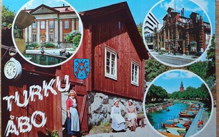Turku - neliosainen kortti