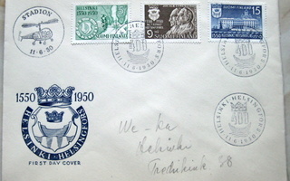 FDC-Helsinki 400vuotta.11.6.1950 (90)
